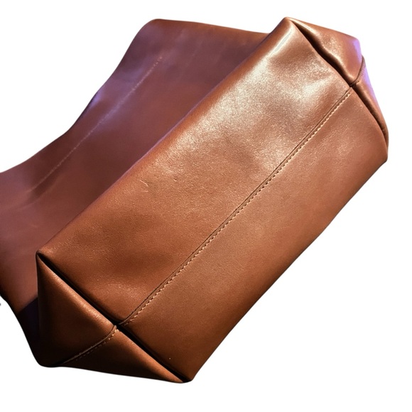 Madewell The Essential Bucket Bag Leather Brown NWOT - Picture 5 of 10